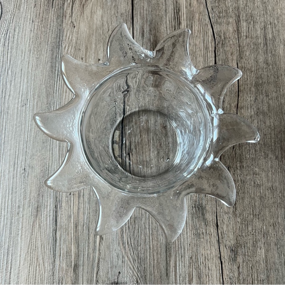 Sun Rays Glass Vase